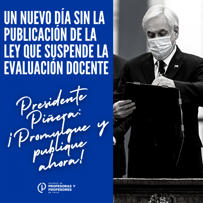 UN NUEVO DÍA SIN LA PUBLICACIÓN DE LA SUSPENSIÓN DE LA EVALUACIÓN DOCENTE