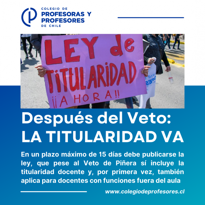 Después del Veto LA TITULARIDAD VA (2)