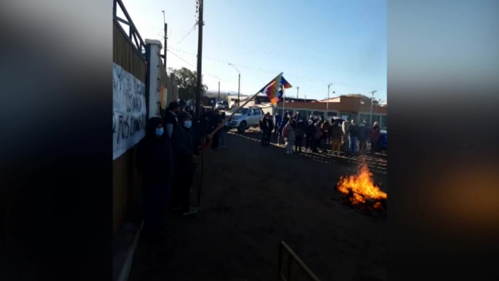 Apoderados se movilizan por obras inconclusas en Complejo Educacional Toconao_Moment