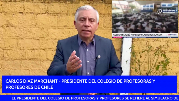 MAGISTERIO POR SIMULACRO DE BALACERA EN RENCA_ «LO CENTRAL ES NO NORMALIZAR LAS BALACERAS»_Moment