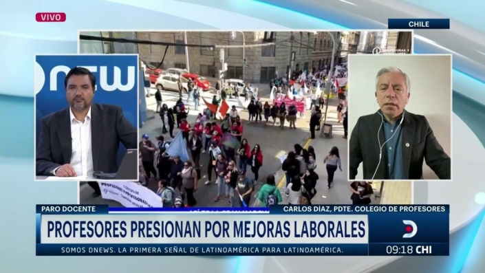 Paro docente en Chile_ profesores presionan por mejoras laborales #DNEWS_Moment