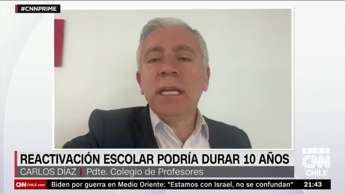 CNN CHILE – frame at 2m2s
