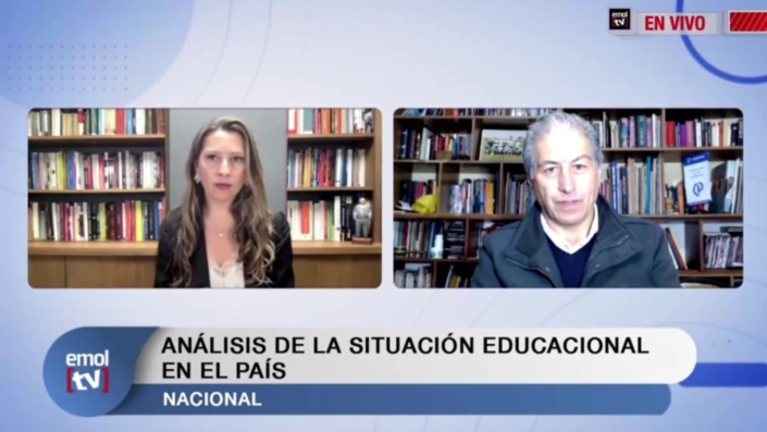 EMOL TV_ PRESIDENTE DEL COLEGIO DE PROFESORAS Y PROFESORES SE REFIERE A LA CONTINGENCIA EDUCACIONAL – frame at 2m37s