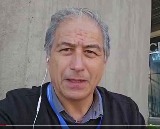 en la camara